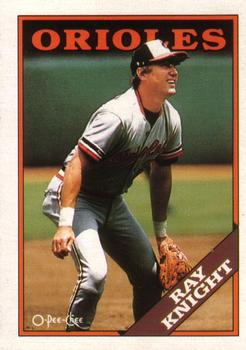 1988 O-Pee-Chee Baseball Cards 124     Ray Knight